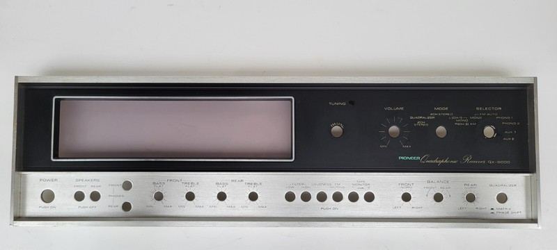 Pioneer QX 8000 4-Channel Receiver face plate , g221