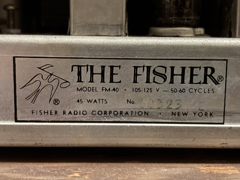 The Fisher Custom FM Tuner Series 40 in Wood Case - Works Well - Sounds Great gallery