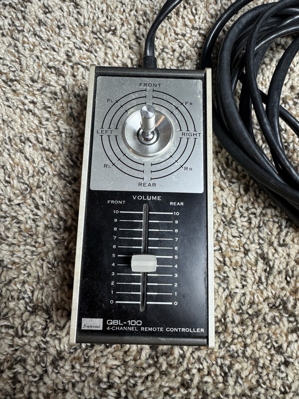 Vintage Sansui QBL-100 Quadraphonic Receiver Remote Controller QRX-5500 3500 gallery