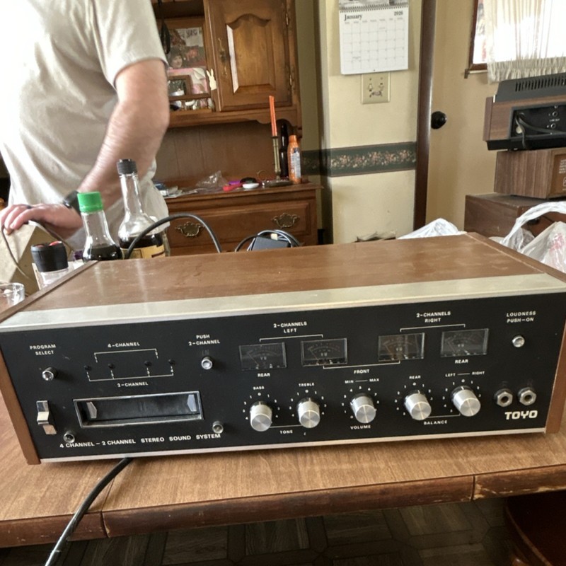 TOYO 4-Channel Stereo Sound System Vintage Receiver Home Audio Amplifier
