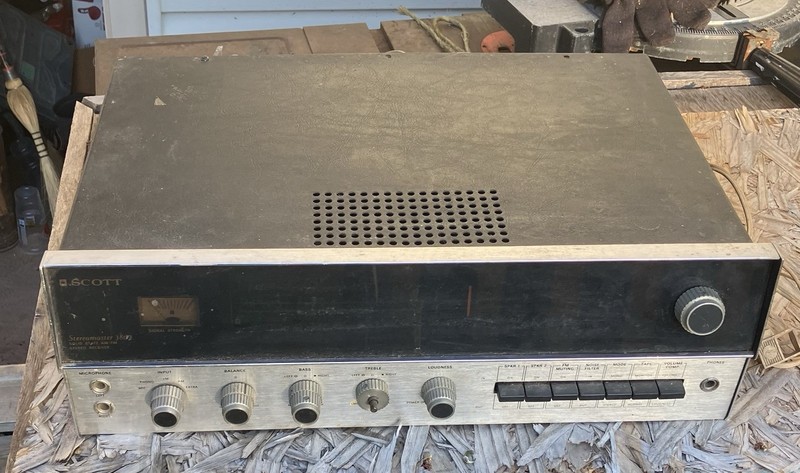 Vintage Scott Stereomaster Model 386 Project