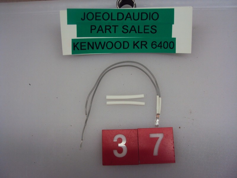 Kenwood KR 6400 Replacement Stereo Lamp & Heat Shrink Parting Out Entire KR 6400