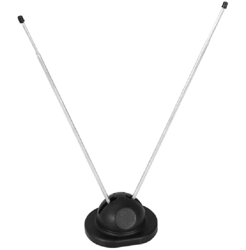 Telescopic FM Antenna Stereo Radio Receiver Indoor Rabbit Ears with 300 Ohm Wire gallery