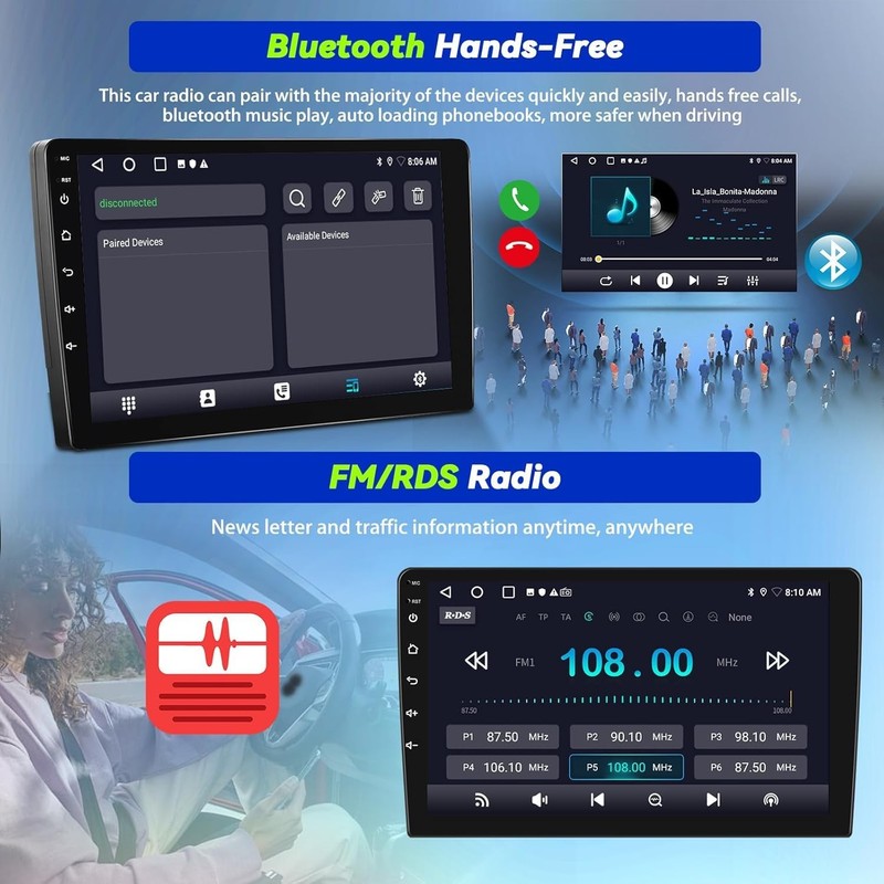 Camecho Android 15 Car Radio For Hyundai Tucson Ix35 2010-2015 Wireless Carplay gallery