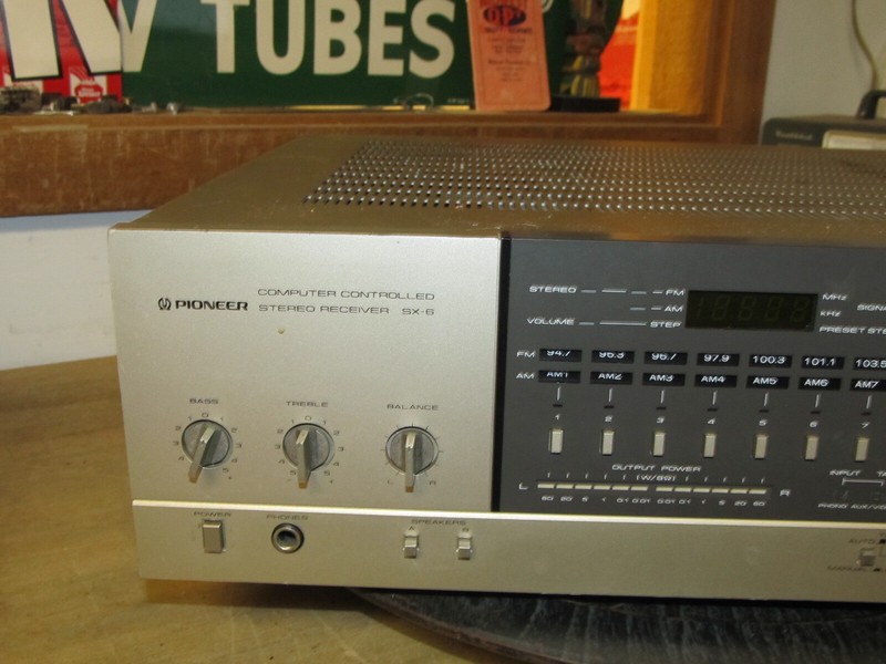 Vintage Pioneer SX-6 FM/AM Computer Controlled Stereo Receiver, NEEDS SERVICE gallery
