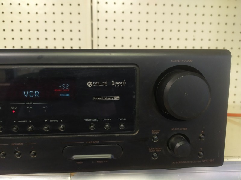 DENON Audio Video Surround Receiver Model AVR-487 gallery