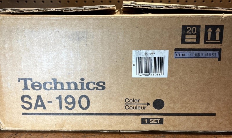 Technics SA-190 AM/FM Stereo Receiver w Original Box Manual Japan Tested gallery