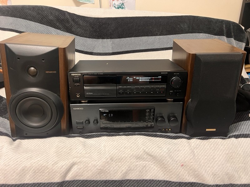 Kenwood Kr-v9080 Receiver Stereo Vintage Old School Tested Used Good Condition