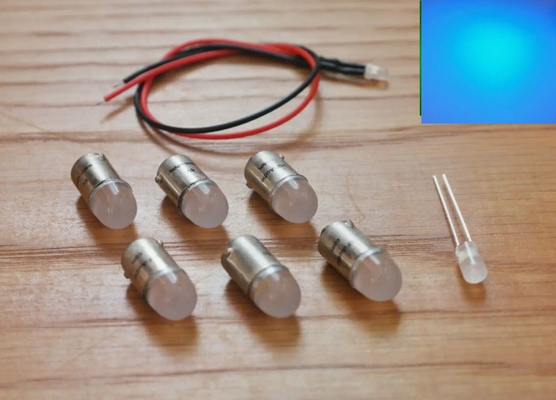 Kenwood KR-5400 KR-6400 KR-7400 replacement BLUE LED Lamps bulb lights kit