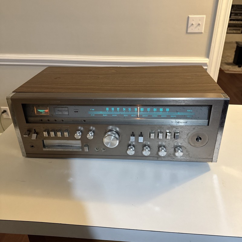 Rare Monteverdi Model R435 AM/FM Stereo Receiver 8-track tape w/ recorder