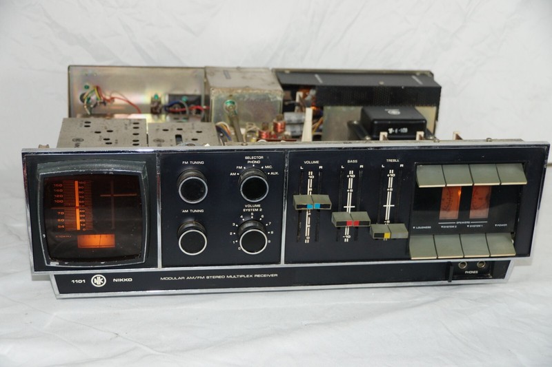Rare NIKKO 1101 Amplifier Modular AM/FM Stereo Multiplex Receiver SEE VIDEO