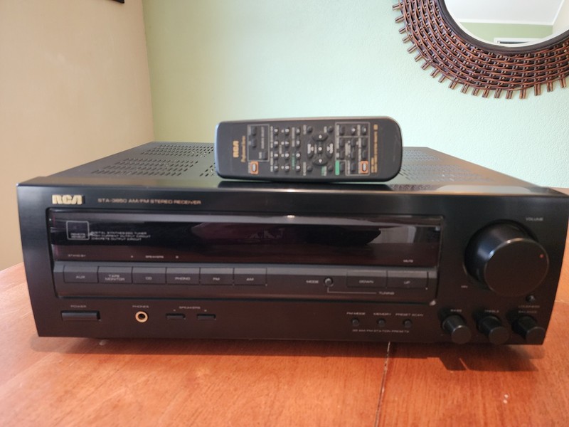 Vintage RCA STA-3850 Stereo Receiver AM FM 50 Stereo Receiver W/ Remote Tested gallery
