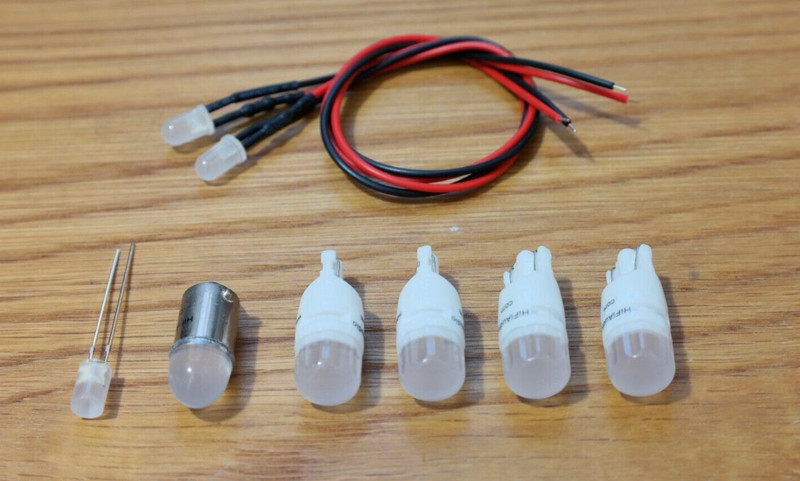 Realistic STA-64 STA-64B replacement LED lamps kit front panel bulb lights