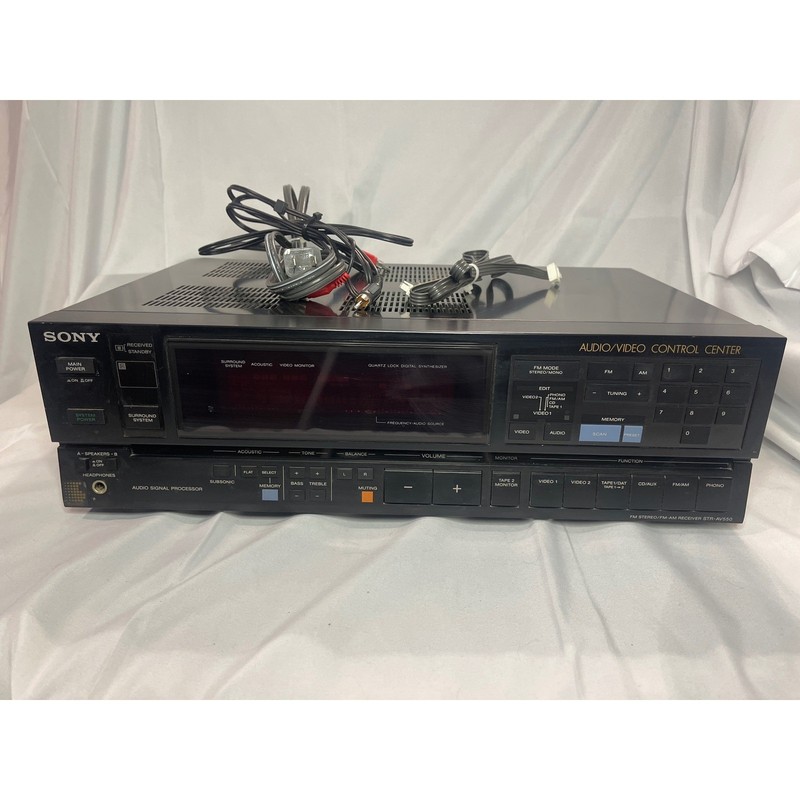 Sony STR-AV550 Audio Video Control Center FM Stereo AM Receiver Black Vintage