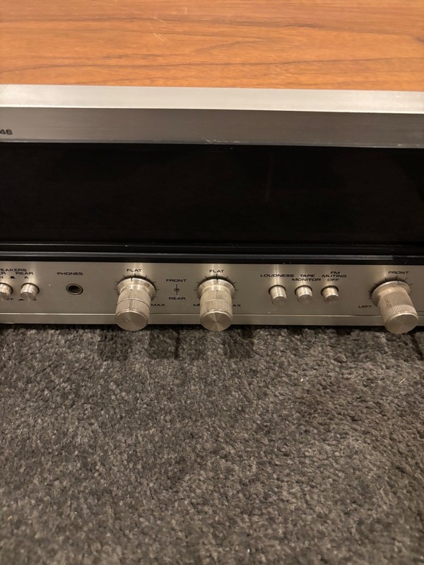 PIONEER QX-646 Vintage Wood Quad 4 Channel Receiver Tested See Video gallery