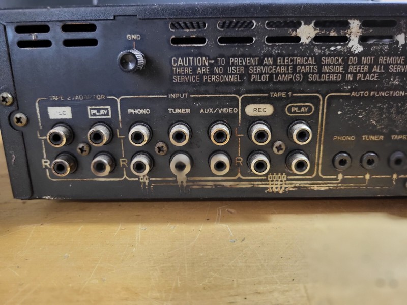 Vintage PIONEER Stereo Amplifier SA-730 - Receiver - Lights Up - Untested gallery