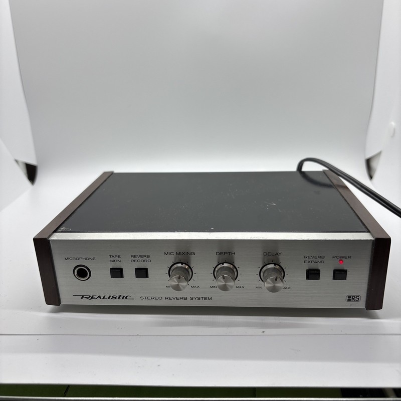 Realistic 42-2108 Retro Stereo Reverb System Vintage Mixing Mic 70's - Untested