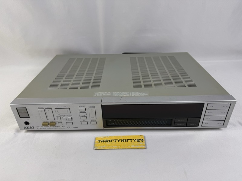 Akai AA-A25 Computer Controlled Stereo AM FM Phono Receiver – TESTED – EB-19455