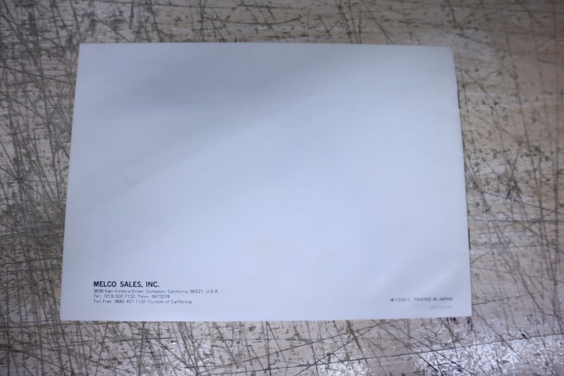 Nice Vintage Original OEM Mitsubishi DA-R10 Instruction Manual Booklet Guide USA gallery