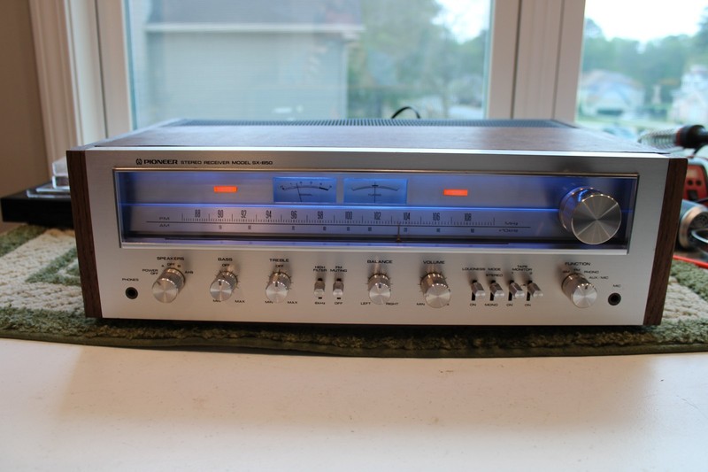 Pioneer SX-650 Receiver Tested works Great