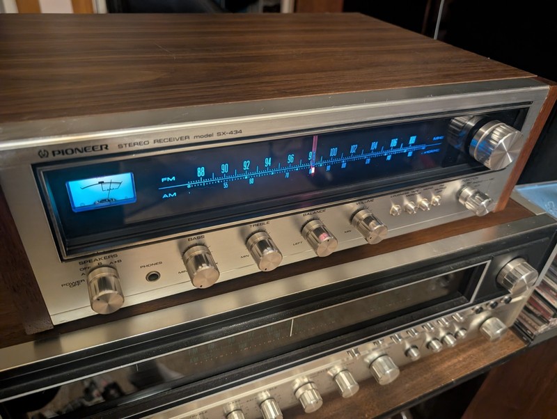 Pioneer SX-434 Stereo Receiver. Cleaned, Tested, Serviced
