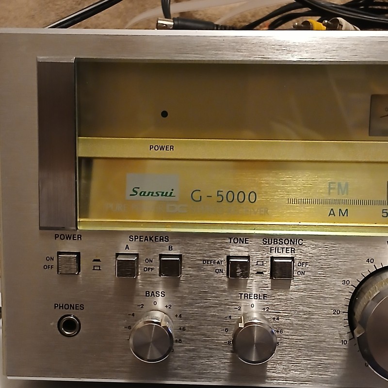 Sansui G-5000 Pure Power DC Stereo Receiver, Vintage, G5000, gallery