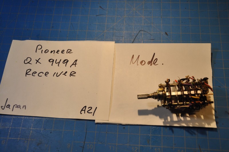 Pioneer QX-949A Receiver Replacement Parts Mode Switch