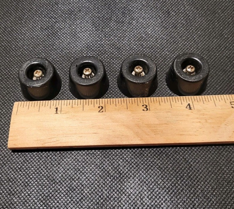LAFAYETTE Stereo Receiver LR-500 TA Replacement 4 FEET PADS Rubber Plastic gallery