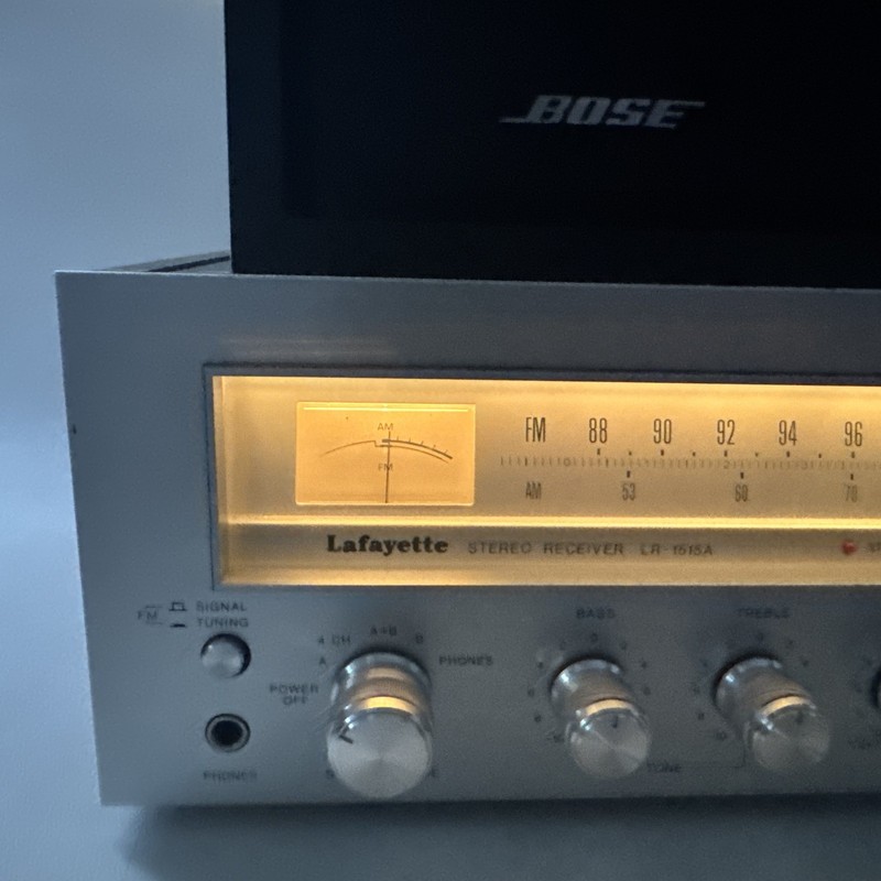 VTG BUNDLE Lafayette LR-1515A Receiver W/ Bose 201 Series III Speakers Tested gallery
