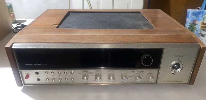 Vtg Harman Kardon 900+ Twin Power Multichannel Receiver Working AS IS For Repair
