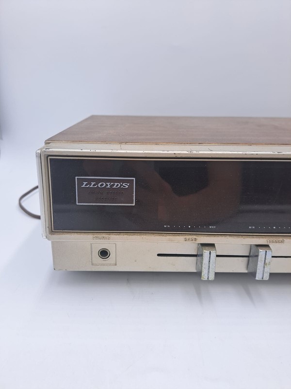 Rare Lloyd's DD-Series Vintage Receiver 1970s Silver Faceplate MCM Audio Collect gallery