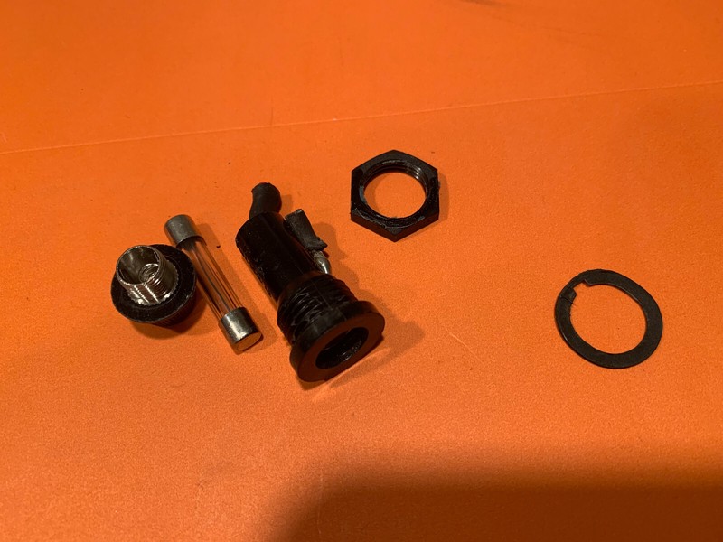 Harman Kardon 730 Stereo Receiver Parting Out Fuse and FUse Assembly