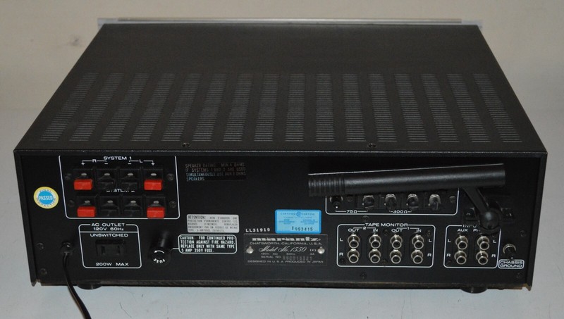 vintage Marantz 1550 stereo receiver 50WPC phono working vg+ need new light bulb gallery
