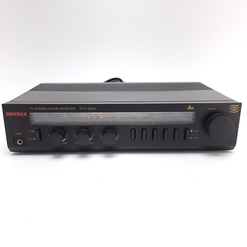SUNTECH TV Stereo Sound Receiver Model MTS-8600 Vintage TESTED WORKING