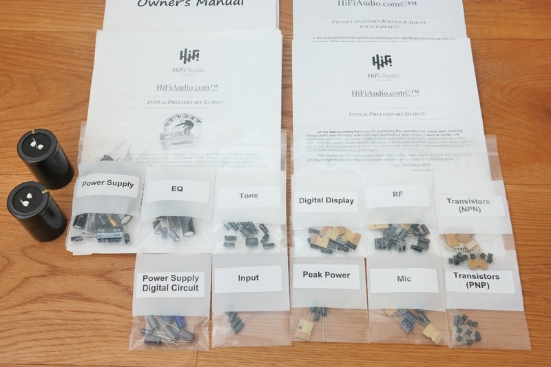 Sansui G-6700 rebuild restoration kit repair instructions fix capacitor gallery