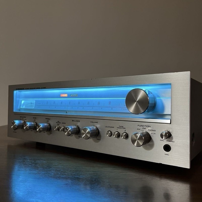 PIONEER SX-555 LED custom vintage receiver amplifier Tested and working fine F/S