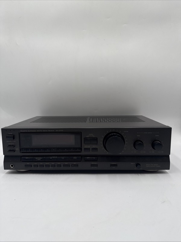 Technics SA-GX100 Quartz Synthesizer AM/FM Stereo Receiver BROKEN KNOB READ MORE