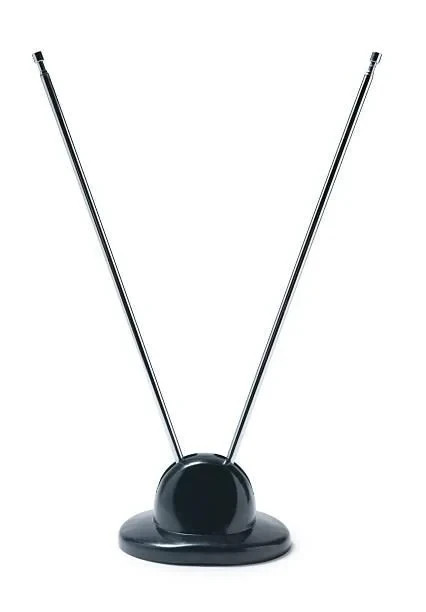 Telescopic FM Antenna Stereo Radio Receiver Indoor Rabbit Ears with 300 Ohm Wire gallery