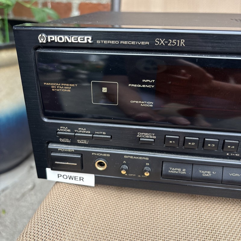 Pioneer SX-251R Vintage AM/FM Stereo Receiver w/o Remote gallery