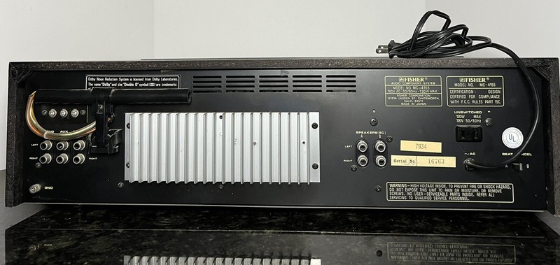 Vintage Fisher MC-4155 Audio Component System, Works! gallery
