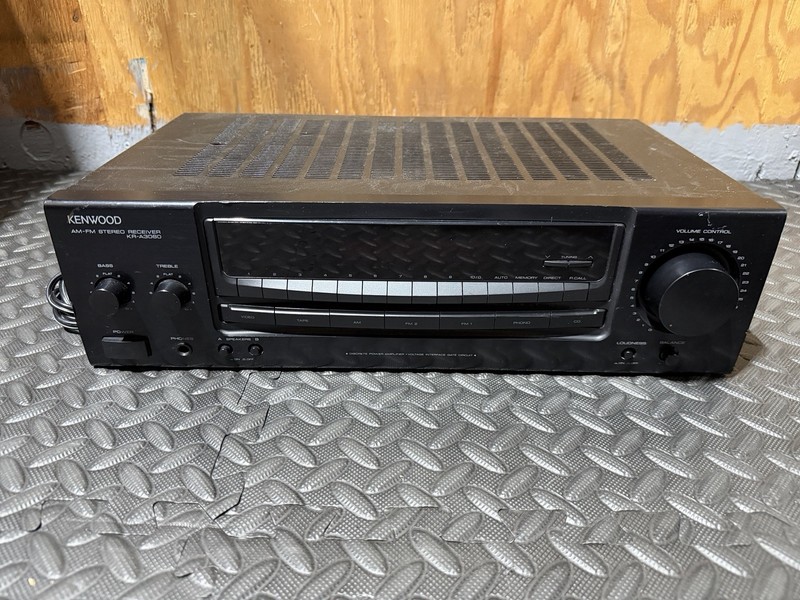 Vintage Kenwood KR-A3060 Stereo Receiver Tested and Working No Remote