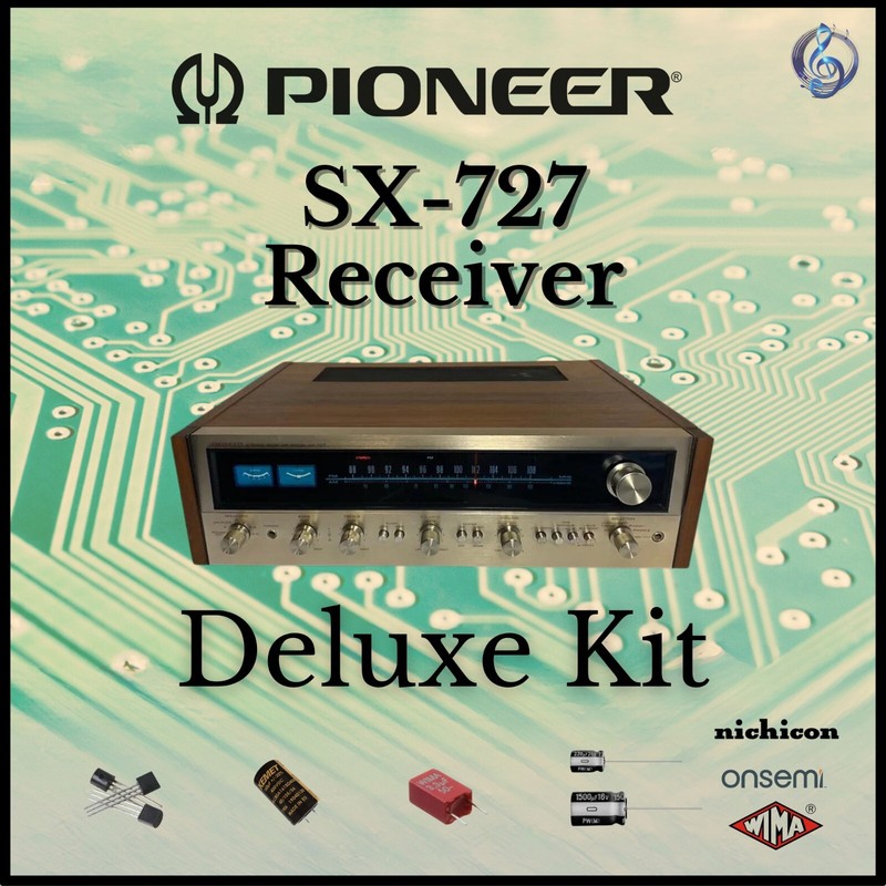 Pioneer SX-727 Receiver Deluxe Upgrade Kit Genuine Parts Restoration