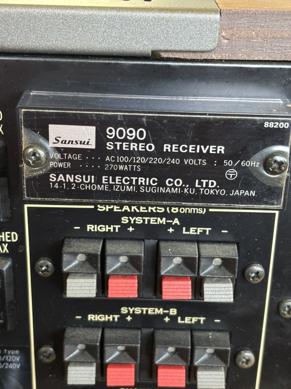 Sansui 9090 AM/FM Stereo Receiver (non DB) completely rebuilt ! Free Shipping! gallery