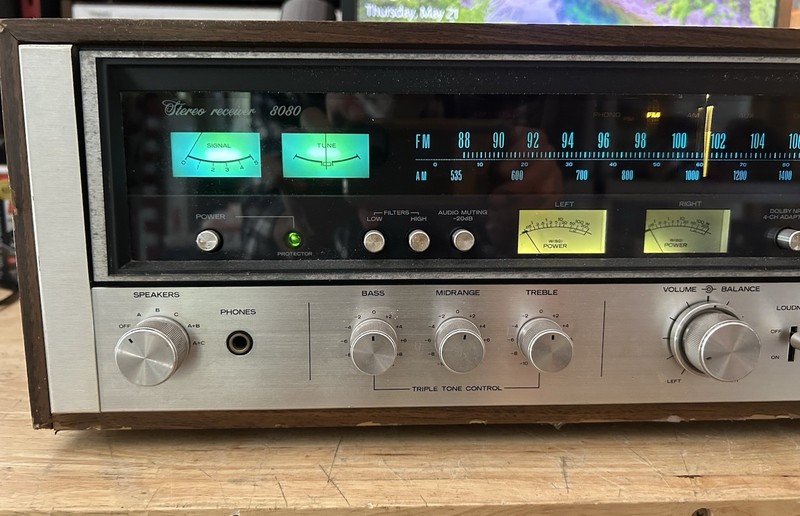 Vintage Sansui 8080 Stereo Receiver Amplifier Pro Serviced gallery