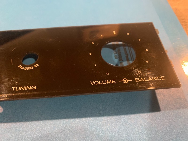 Kenwood KR-6200 Stereo Receiver - Parting Out - Faceplate Insert gallery