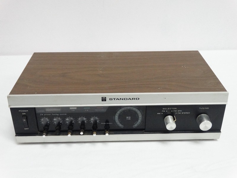 Vintage Standard Pre-Set SR-A201TU AM/FM/MPX Tuner – Works, Minor Issues
