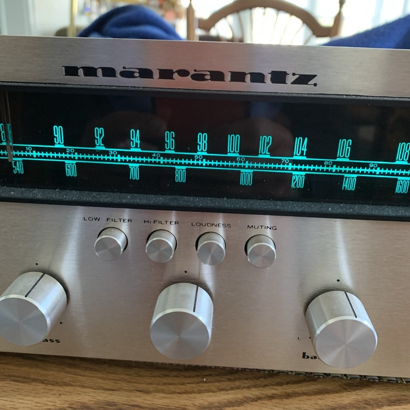 MARANTZ 2215 Super RARE “SILVER” ENGRAVED FACEPLATE RECEIVER . gallery