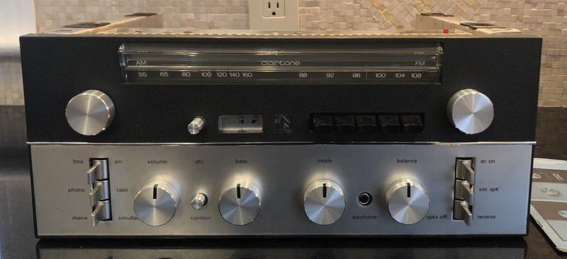 Clairtone T 114 Stereo AM/FM Stereo Receiver Manual Perfect Working Condition gallery