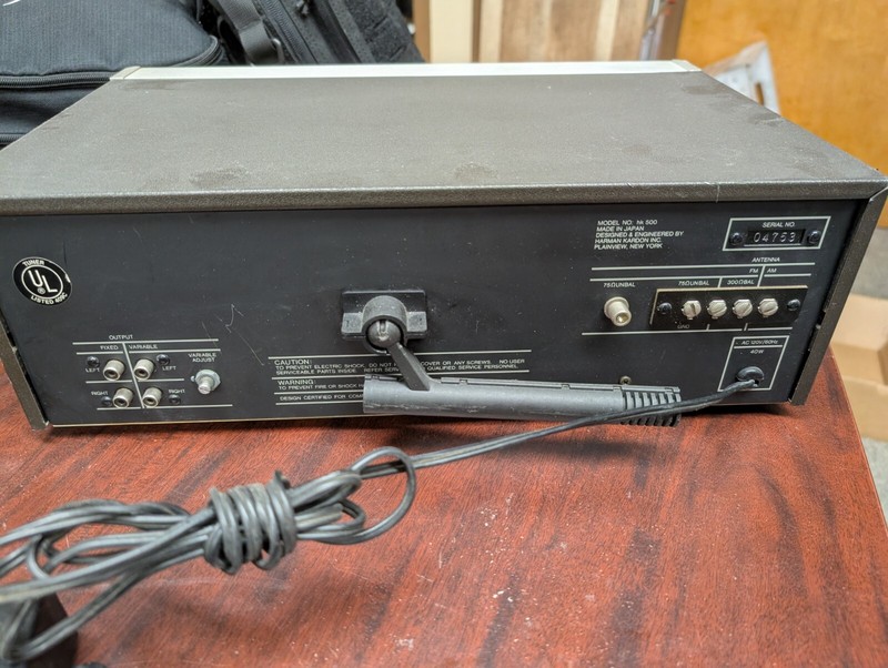 Vintage Toshiba Aurex ST-420 AM/FM Stereo Tuner 1977 Tested Working gallery