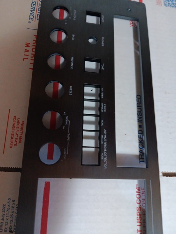 CARVER MXR-2000 magnetic field power amplifier Faceplate No Handles gallery